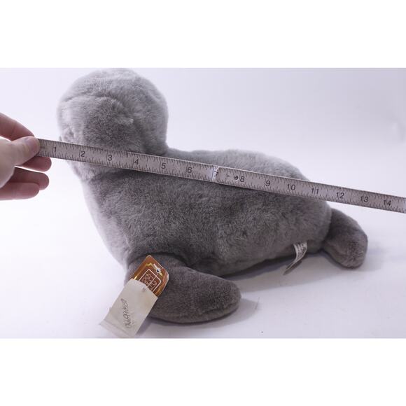 Gray, Baby Seal, Small Plush, Fiesta, Stuffed Animal, Soft Toy, ~ 250809-WH 435 - Picture 3 of 4